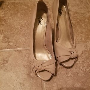 Cream heels